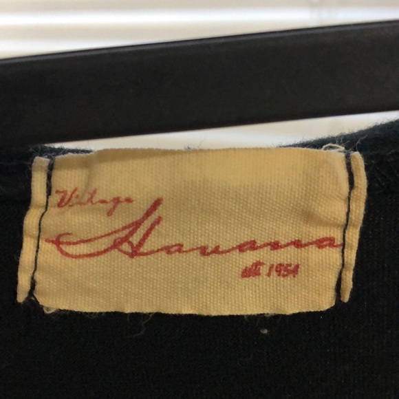 Vintage Havana shirt/dress hooded Small Black EUC - Picture 6 of 6